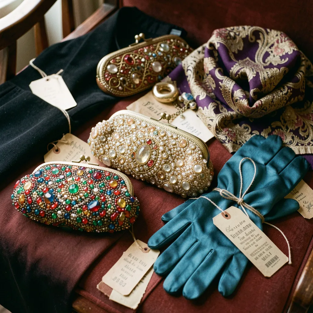 Vintage fashion archive storage